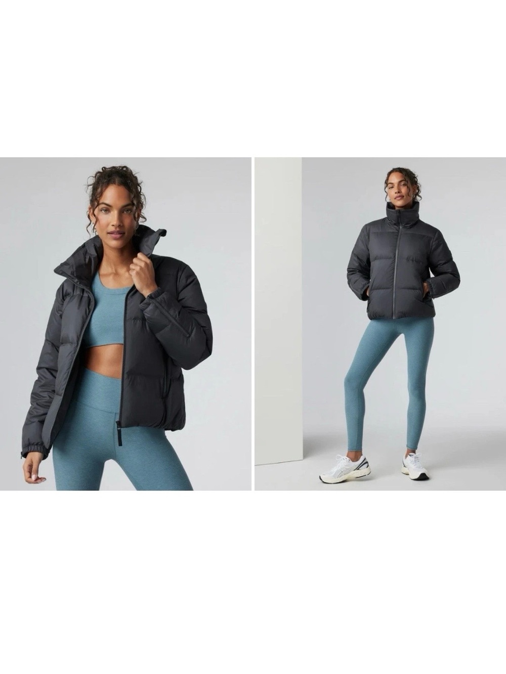 Vuori Black Quilted Puffer Jacket size large NWOT